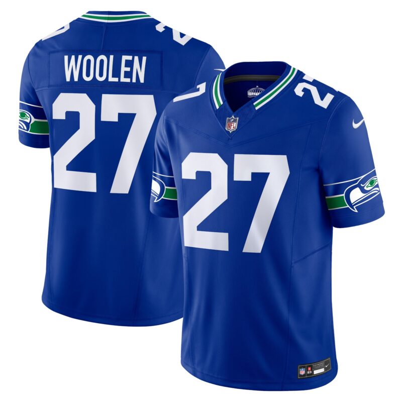 Tariq Woolen Seattle Seahawks Alternate Vapor F.U.S.E. Limited Jersey - Royal
