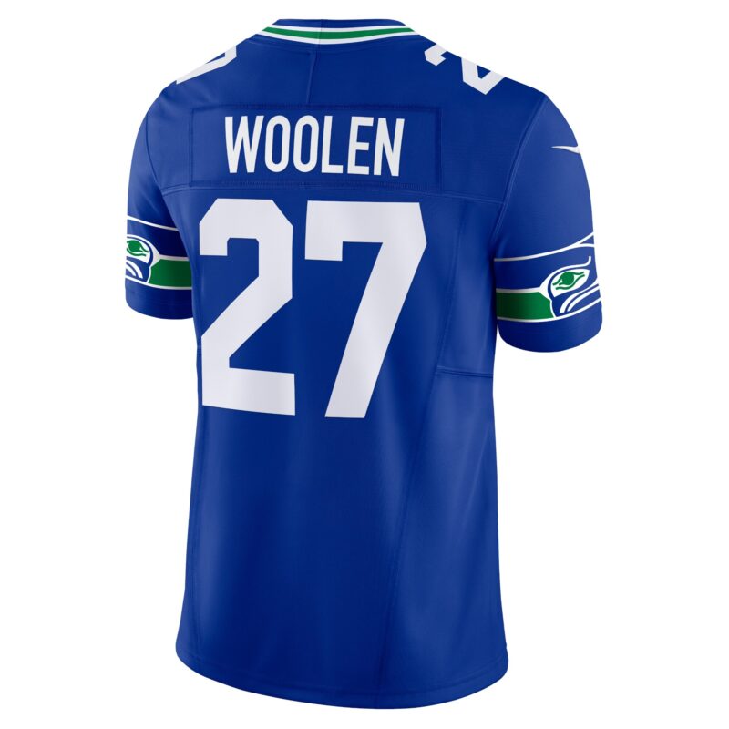 Tariq Woolen Seattle Seahawks Alternate Vapor F.U.S.E. Limited Jersey - Royal - Image 3