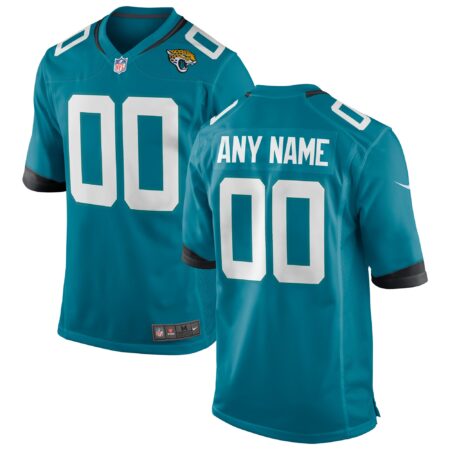 Jacksonville Jaguars Custom Team Game Jersey - Teal