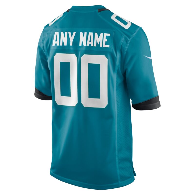 Jacksonville Jaguars Custom Team Game Jersey - Teal - Image 3
