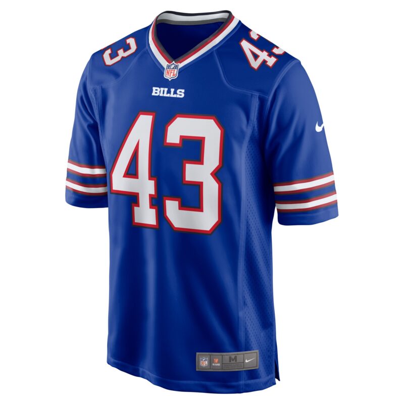 Terrel Bernard Buffalo Bills Game Player Jersey - Royal - Image 2