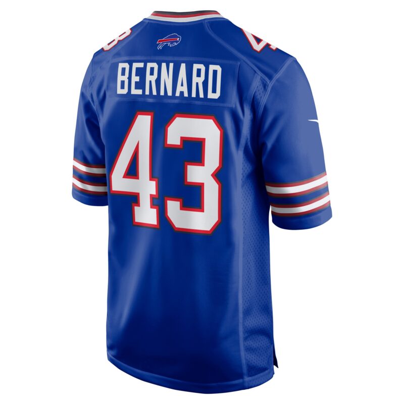 Terrel Bernard Buffalo Bills Game Player Jersey - Royal - Image 3