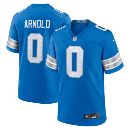 Terrion Arnold Detroit Lions Player Game Jersey - Blue