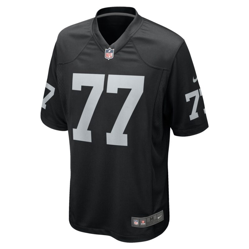 Thayer Munford Jr. Las Vegas Raiders Team Game Jersey - Black - Image 2