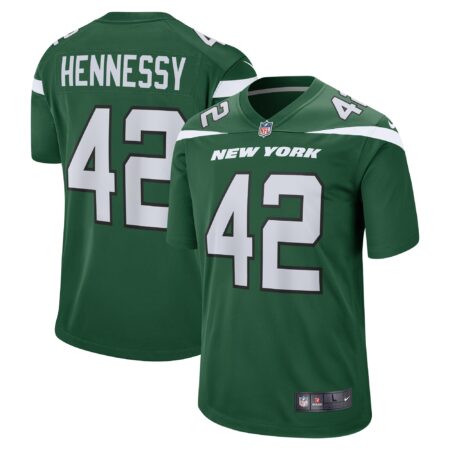 Thomas Hennessy New York Jets Game Jersey - Gotham Green