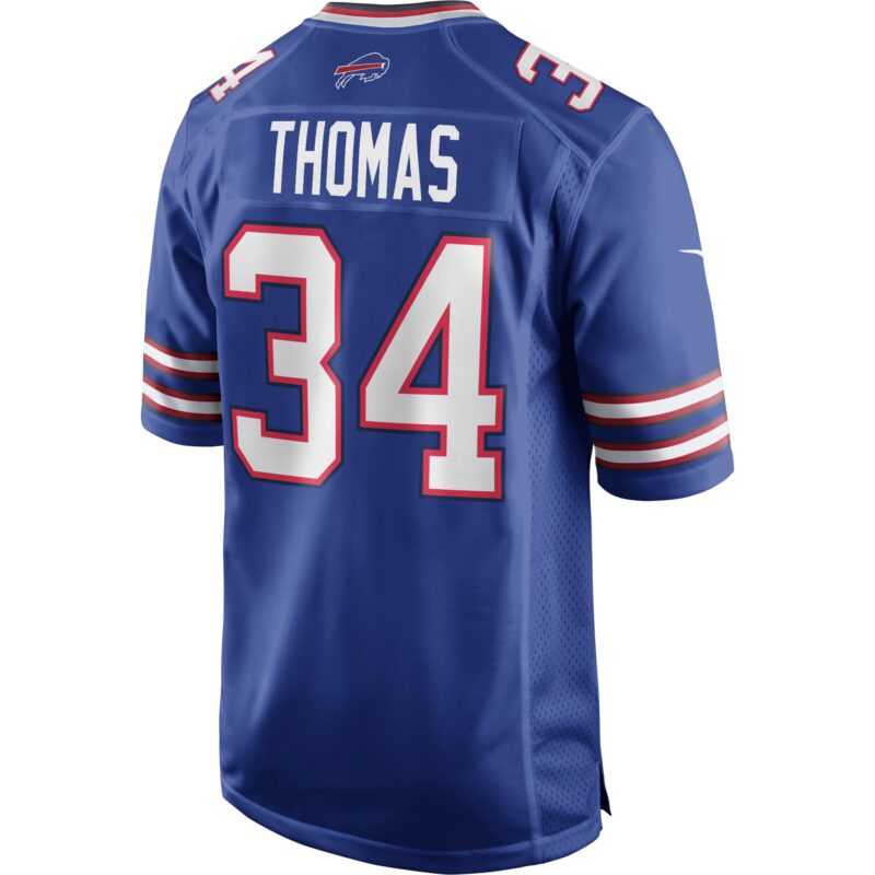 Thurman Thomas Buffalo Bills Game Retired Player Jersey - Royal - Image 3