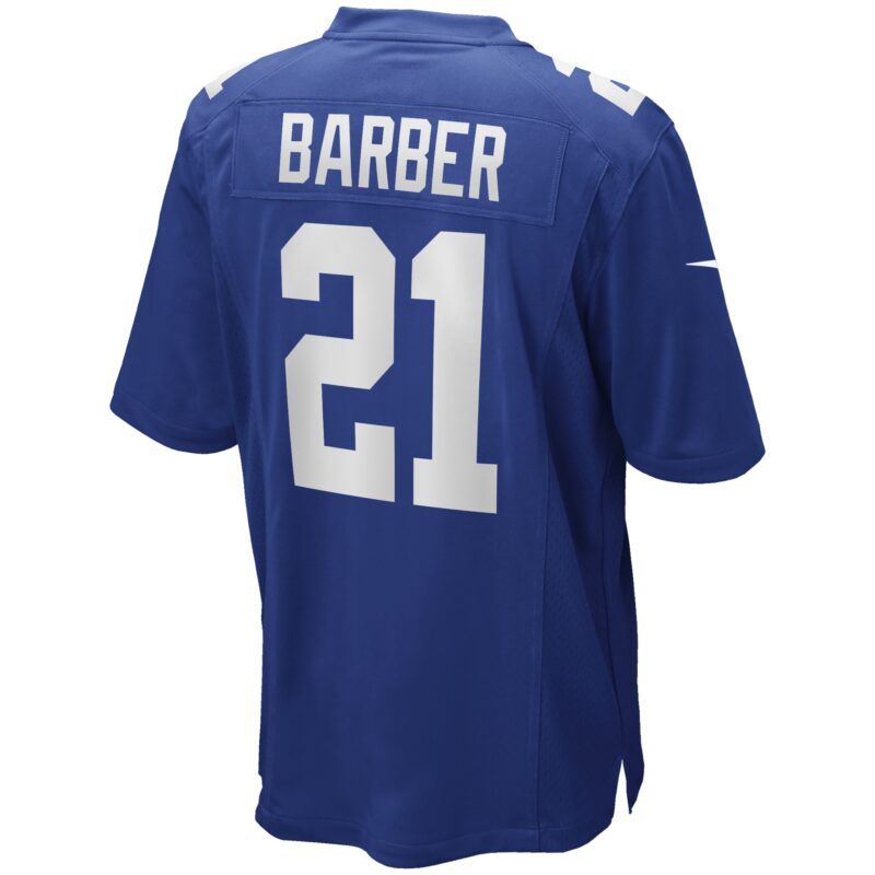 Tiki Barber New York Giants Game Retired Player Jersey - Royal - Image 3