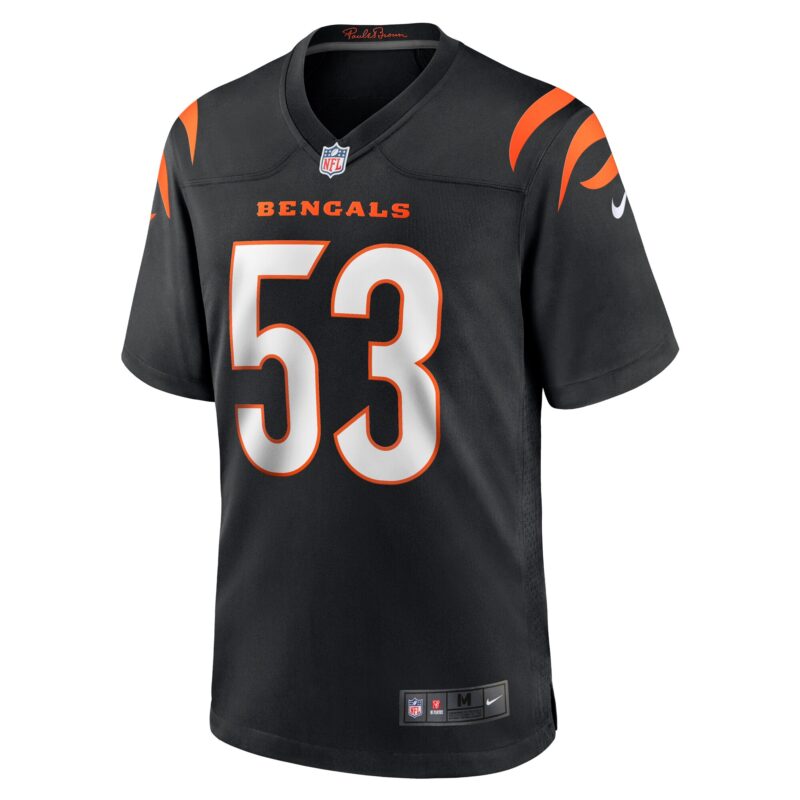 TJ Pesefea Cincinnati Bengals Team Game Jersey - Black - Image 2