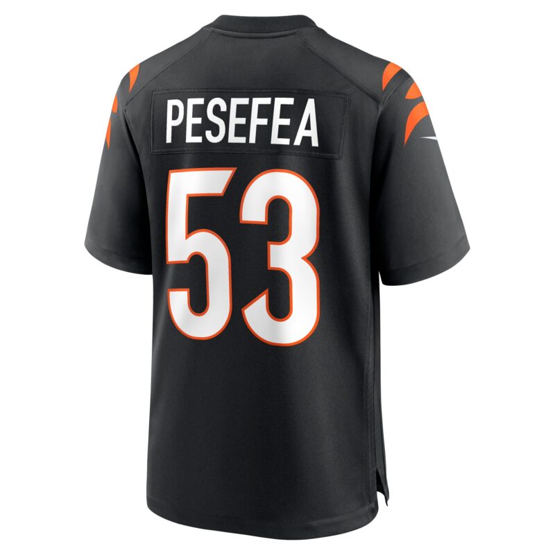 TJ Pesefea Cincinnati Bengals Team Game Jersey - Black - Image 3