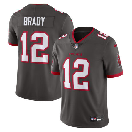 Tom Brady Tampa Bay Buccaneers Alternate Vapor Untouchable Limited Jersey - Pewter