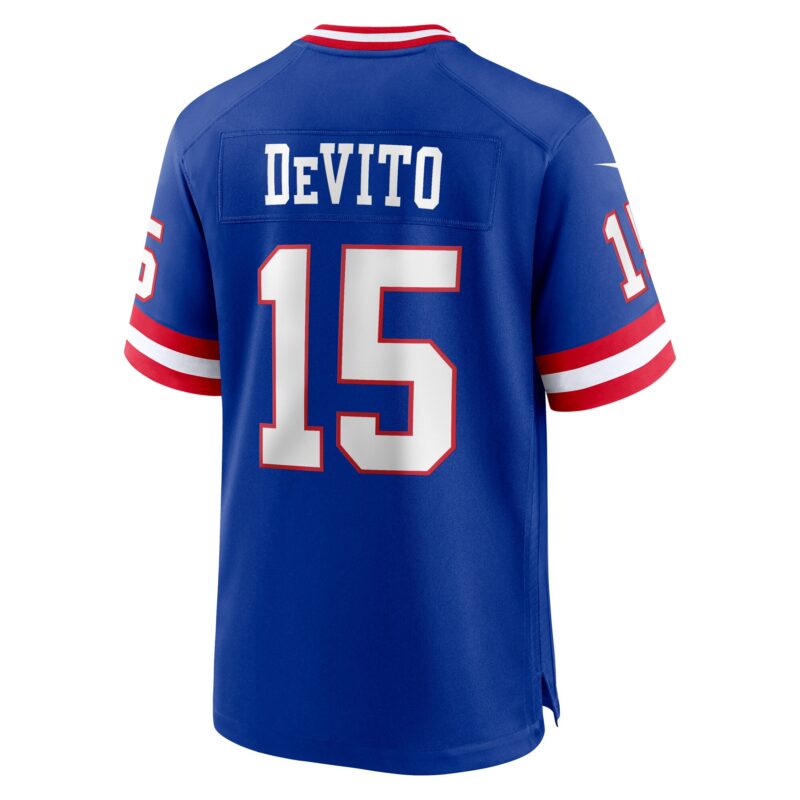 Tommy DeVito New York Giants Alternate Player Game Jersey - Royal - Image 3