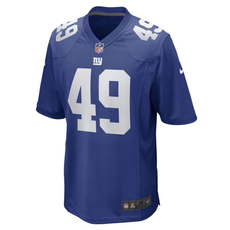 Tomon Fox New York Giants Game Player Jersey - Royal - Image 2