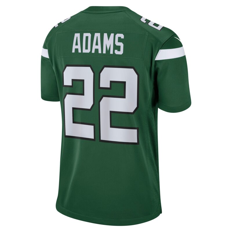 Tony Adams New York Jets Game Player Jersey - Gotham Green - Image 3