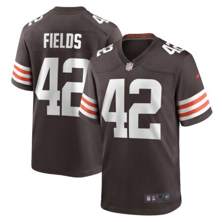 Tony Fields II Cleveland Browns Team Game Jersey - Brown