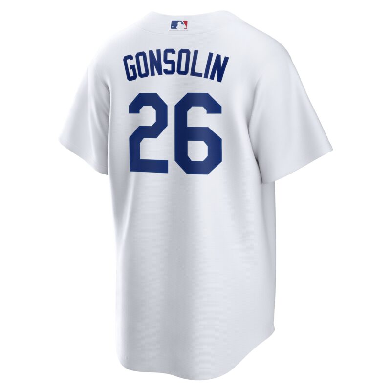 Tony Gonsolin Los Angeles Dodgers Home Jersey - White - Image 3