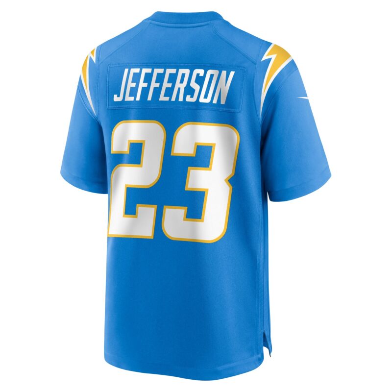 Tony Jefferson Los Angeles Chargers Team Game Jersey - Powder Blue - Image 3