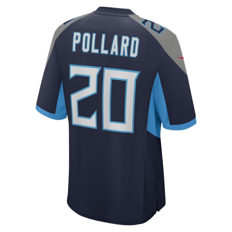 Tony Pollard Tennessee Titans Game Player Jersey - Navy - Image 3