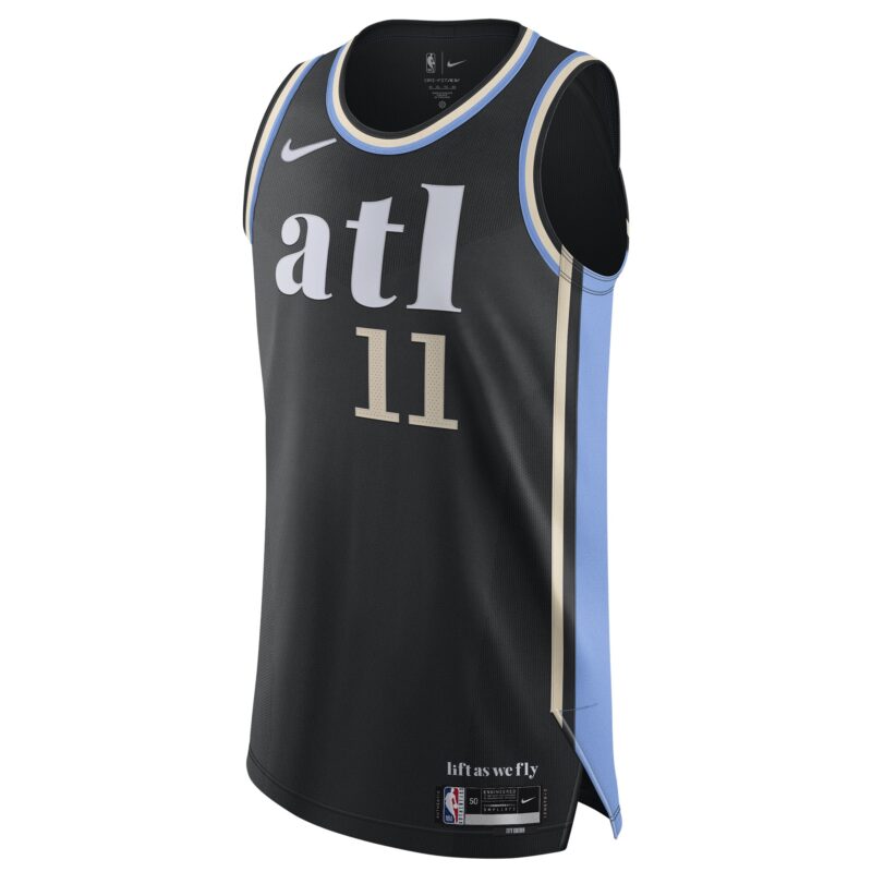 Trae Young Atlanta Hawks Jersey - City Edition - Black - Image 2
