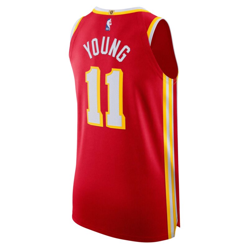 Trae Young Atlanta Hawks Jersey - Icon Edition - Red - Image 3