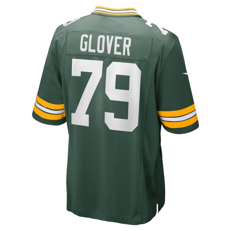 Travis Glover Green Bay Packers Game Jersey - Green - Image 3
