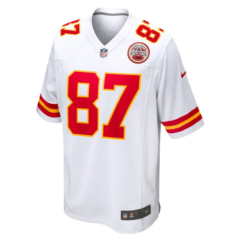 Travis Kelce Kansas City Chiefs Player Game Jersey - White - Image 2
