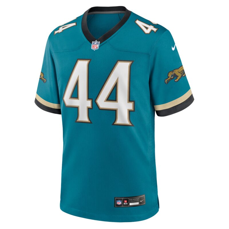 Travon Walker Jacksonville Jaguars Prowler Throwback Player Game Jersey - Teal - Image 2