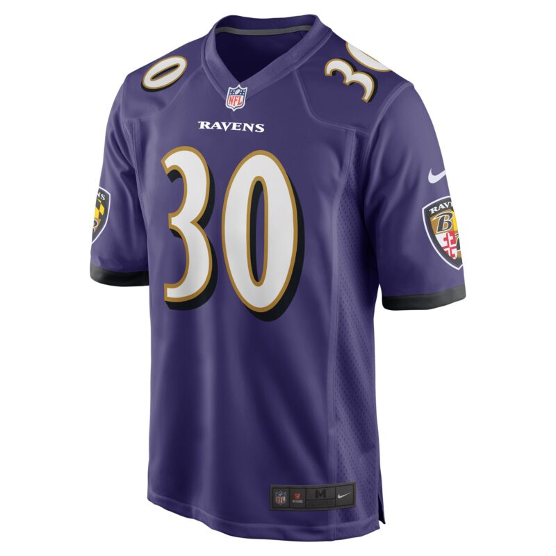Trayvon Mullen Baltimore Ravens Team Game Jersey - Purple - Image 2