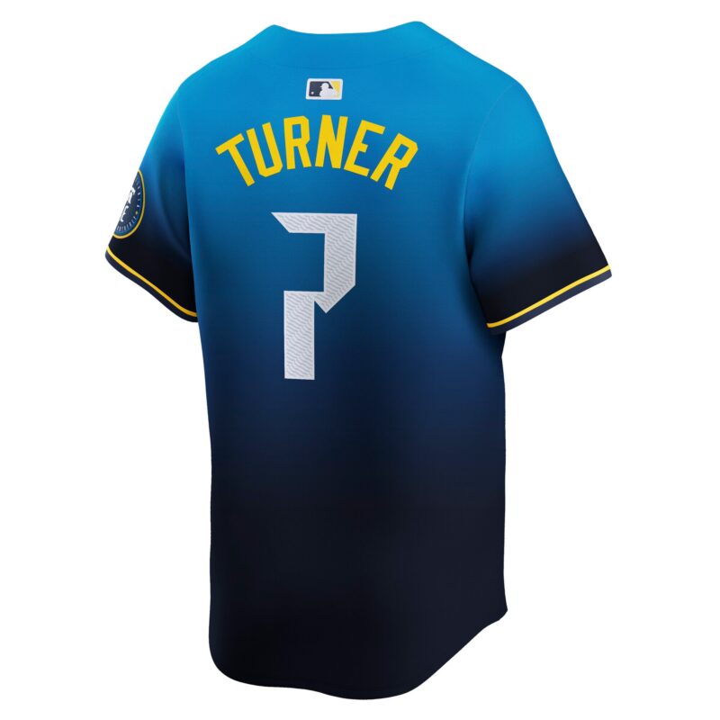 Trea Turner Philadelphia Phillies City Connect Limited Jersey - Blue - Image 3