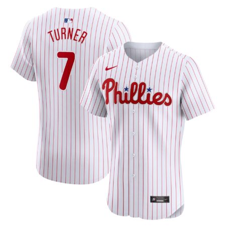 Trea Turner Philadelphia Phillies Home Elite Jersey - White