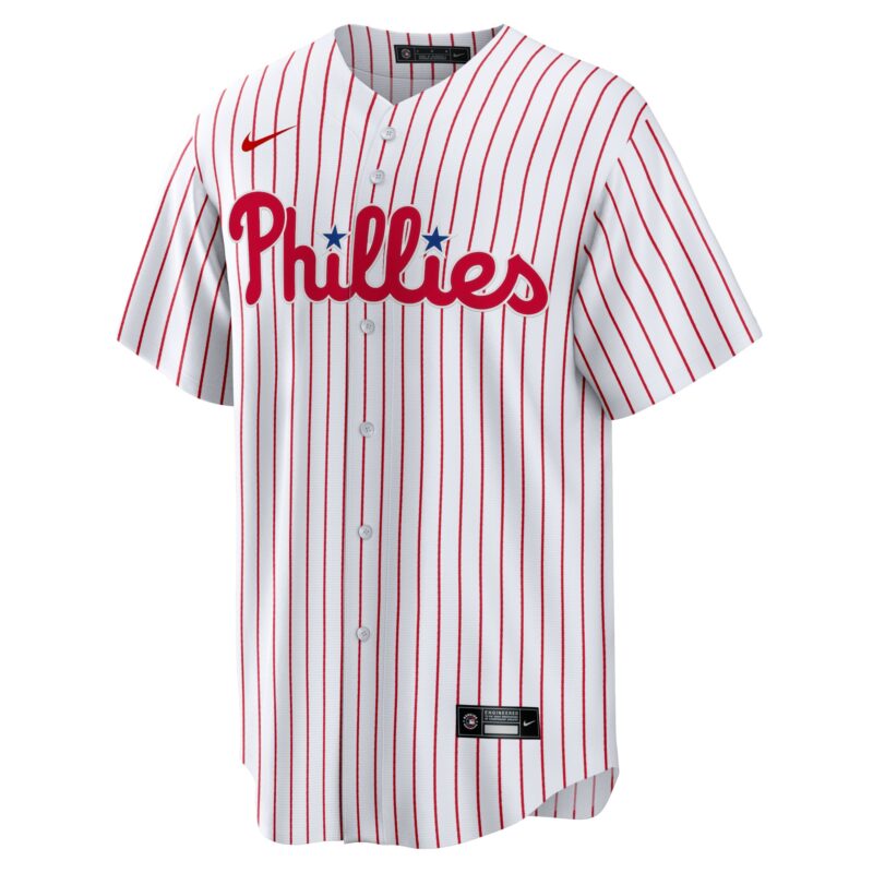 Trea Turner Philadelphia Phillies Home Player Jersey - White - Image 2