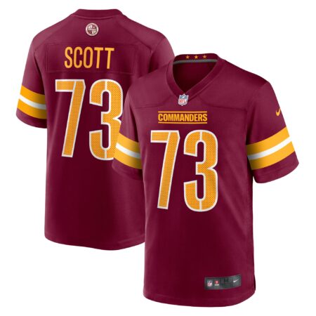 Trent Scott Washington Commanders Game Jersey - Burgundy