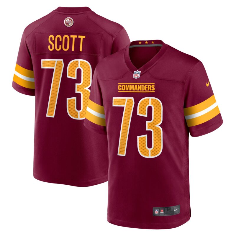 Trent Scott Washington Commanders Game Jersey - Burgundy