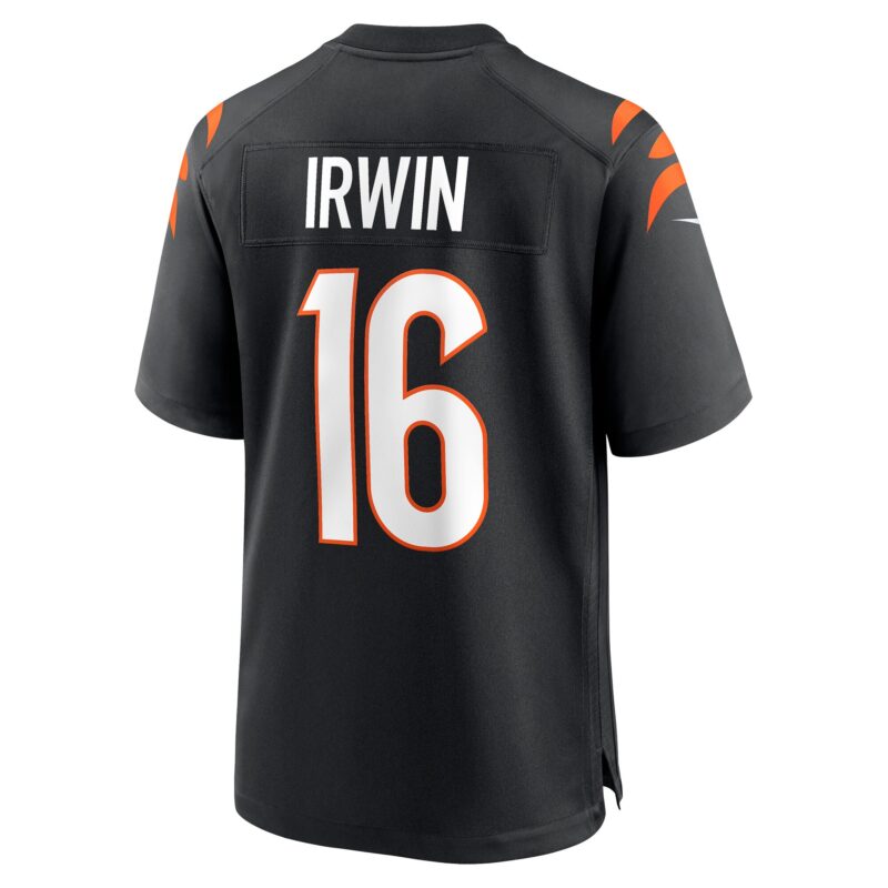Trenton Irwin Cincinnati Bengals Game Player Jersey - Black - Image 3