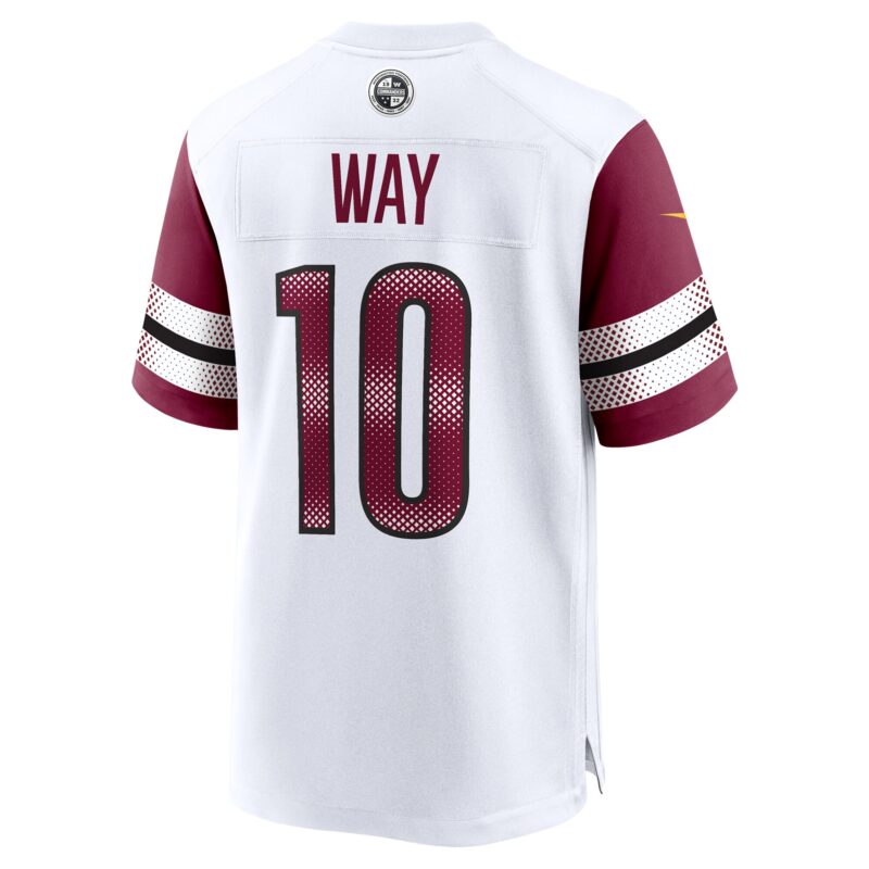Tress Way Washington Commanders Game Jersey - White - Image 3