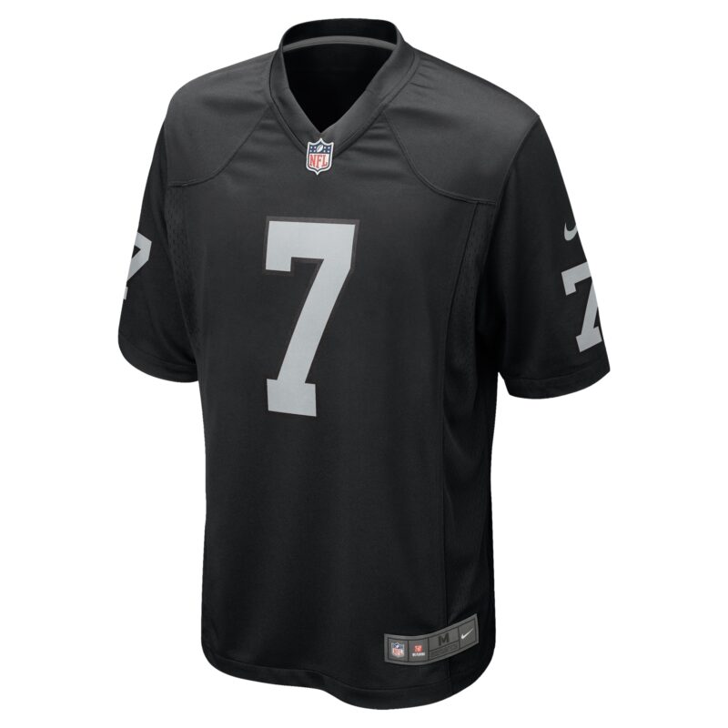 Tre'von Moehrig Las Vegas Raiders Team Game Jersey - Black - Image 2