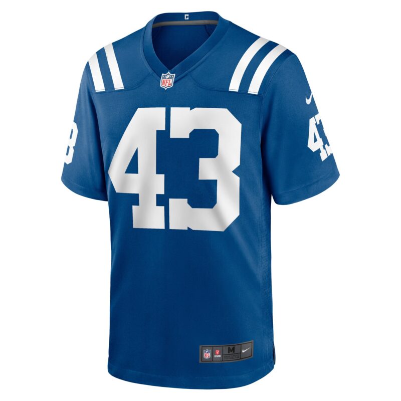 Trevor Denbow Indianapolis Colts Game Player Jersey - Royal - Image 2