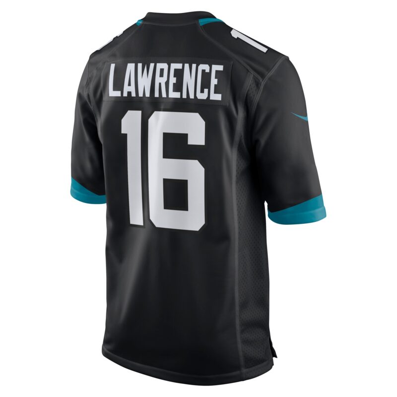 Trevor Lawrence Jacksonville Jaguars Alternate Player Game Jersey - Black - Image 3
