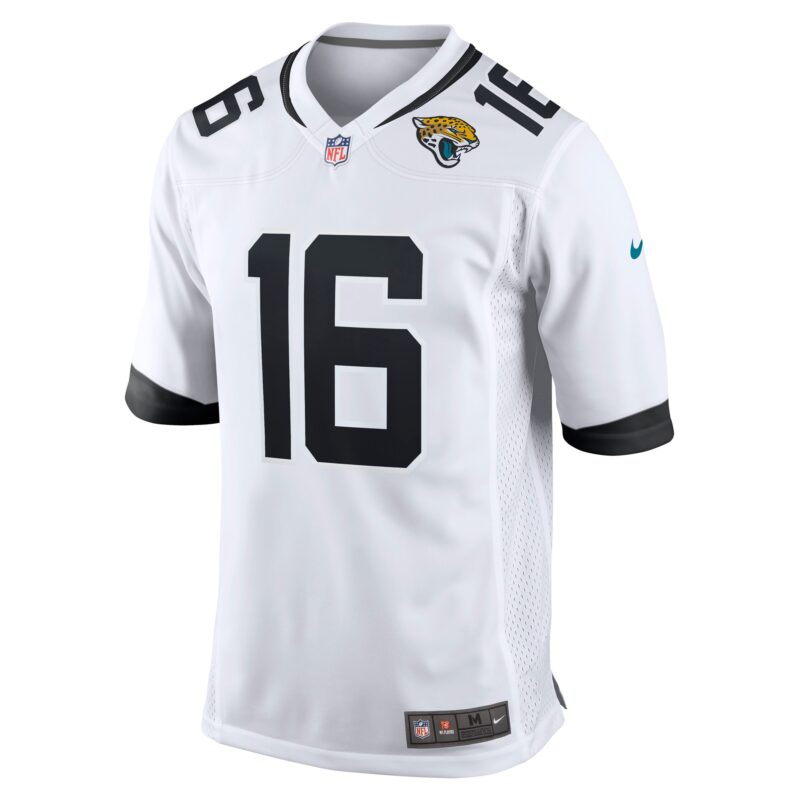 Trevor Lawrence Jacksonville Jaguars White Game Jersey - White - Image 2
