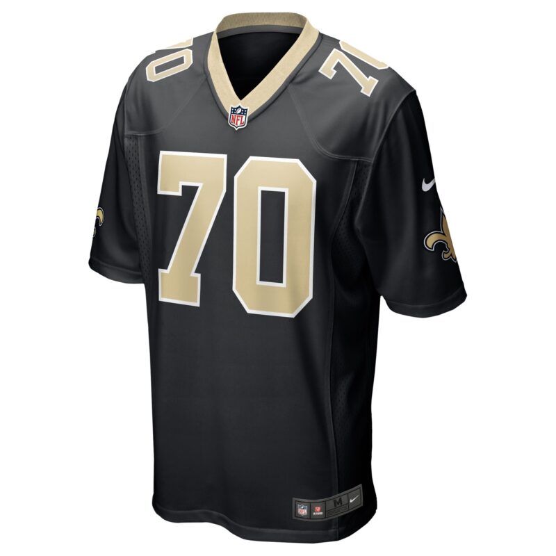 Trevor Penning New Orleans Saints Player Game Jersey - Black - Image 2