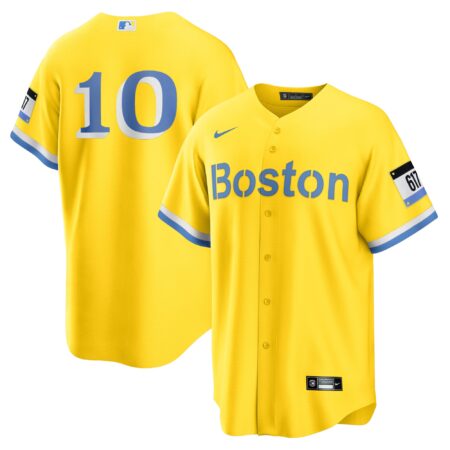 Trevor Story Boston Red Sox City Connect Player Jersey - Gold
