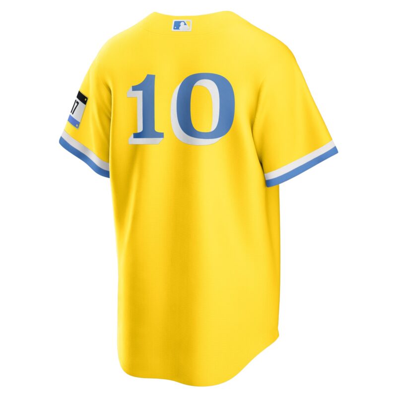 Trevor Story Boston Red Sox City Connect Player Jersey - Gold - Image 3
