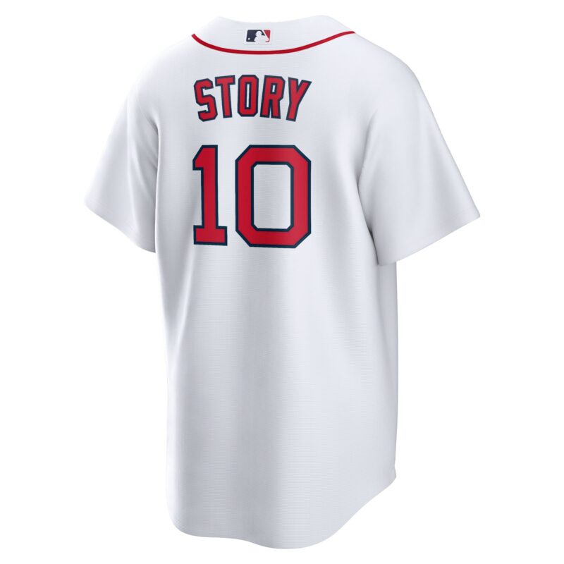 Trevor Story Boston Red Sox Home Jersey - White - Image 3