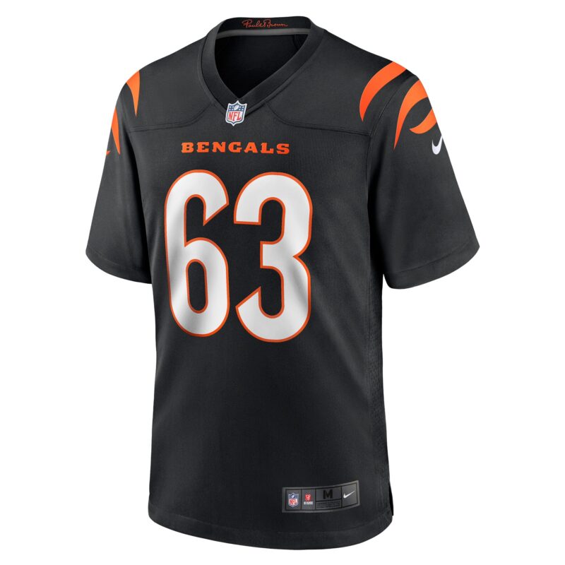Trey Hill Cincinnati Bengals Game Jersey - Black - Image 2