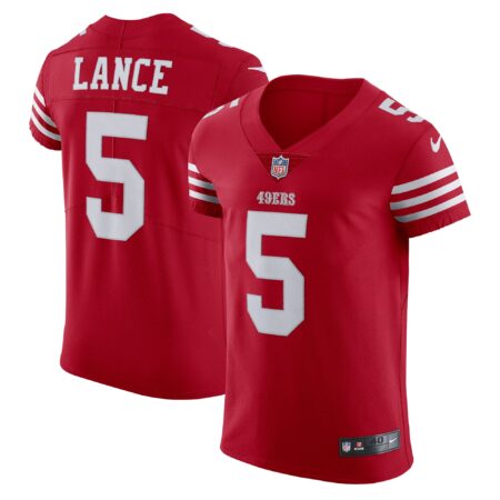 Trey Lance San Francisco 49ers Vapor Elite Jersey - Scarlet