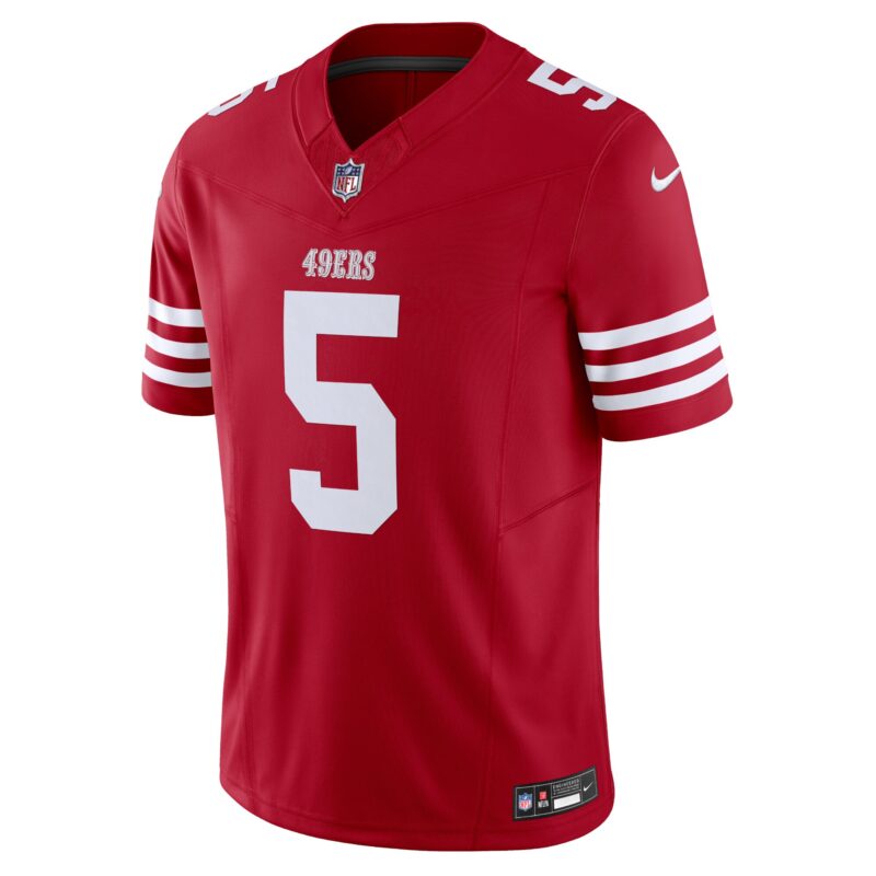 Trey Lance San Francisco 49ers Vapor F.U.S.E. Limited Jersey - Scarlet - Image 2