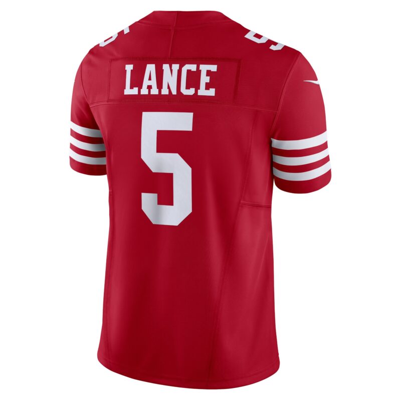 Trey Lance San Francisco 49ers Vapor F.U.S.E. Limited Jersey - Scarlet - Image 3