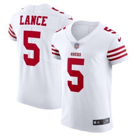 Trey Lance San Francisco 49ers Vapor Elite Jersey - White