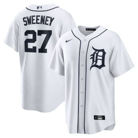Trey Sweeney Detroit Tigers Home Jersey - White