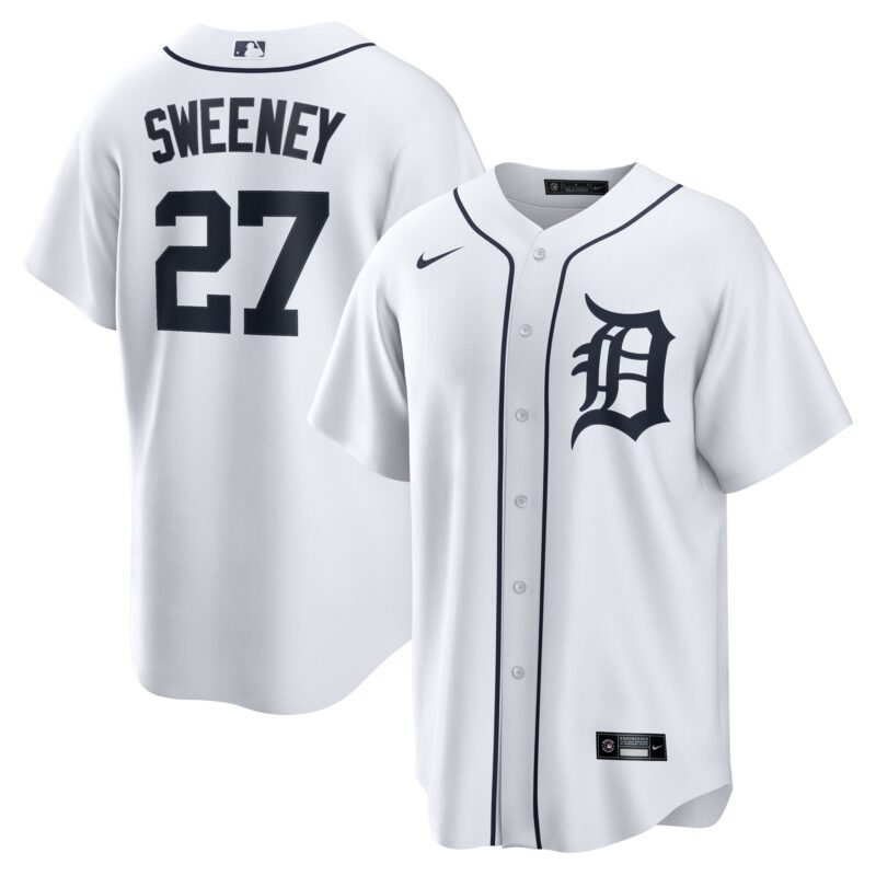 Trey Sweeney Detroit Tigers Home Jersey - White