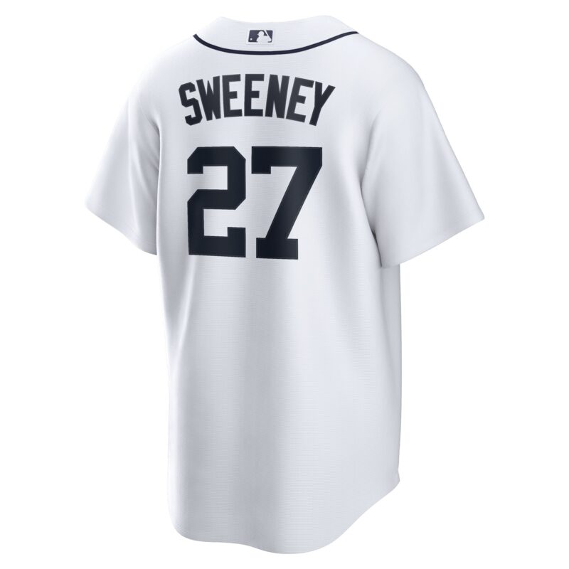 Trey Sweeney Detroit Tigers Home Jersey - White - Image 3